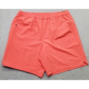 DSC Agility Shorts Mens Large Red Athletic Fit‎ Stretch Elastic Waist 8" Inseam